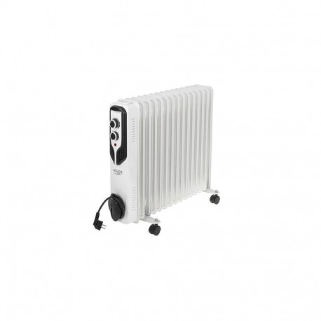 Adler AD 7819 electric space heater Indoor White 2500 W Oil electric space heater
