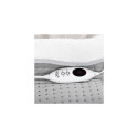 Adler AD 7432 electric blanket Electric heated wrap 100 W Grey, White Plush, Synthetic wool