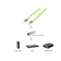 Equip LC/LC Fiber Optic Patch Cable, OM5, 10m