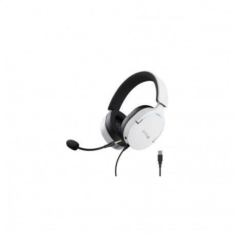 Trust GXT 490 FAYZO Headset Wired Head-band Motorcycle USB Type-A Black, White