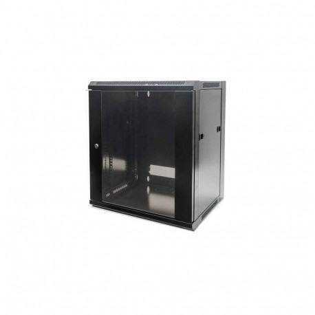 Intellinet 19" Network Cabinet - Wall Mount (Standard), 15U, 600mm Deep, Black, Flatpack, M