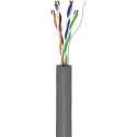 Goobay CAT 5e Network Cable, U/UTP, grey, 100 m