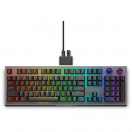 "DELL Alienware Tri-Mode Wireless Gaming Keyboard - AW920K Dark Side of the Moon US QWERTY"