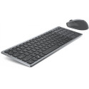 "Dell Tastatur+Maus Kabellos 2.4GHz QWERTY Titan Grau"