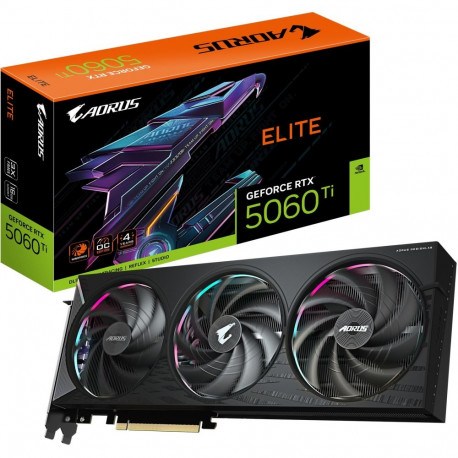 "RTX 5060 TI 16 GB Giganyte AORUS Elite 3 Fan"