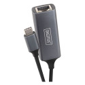 "DIGITUS Adapter USB3.0/C -> RJ45 Gigabit Ethernet St/Bu 20cm"