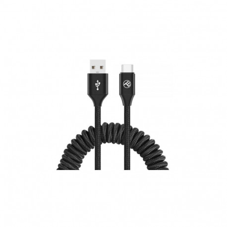 Tellur Data Cable Extendable USB to Type-C 3A 1.8m Black