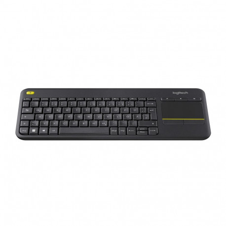 LOGITECH Wireless Touch Keyboard k400 plus black DE Layout