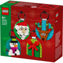 Bricks Iconic 40744 Christmas Ornament Selection