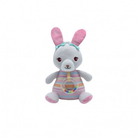 Roosa jänese mängutoos 20 cm