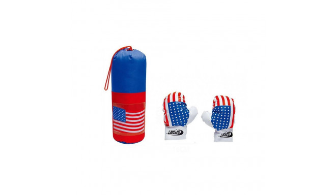 A typical boxing set usually includes:
*   Boxing gloves (sparring or bag gloves)
*