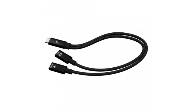 USB-C kaabli jaotaja heli- ja andmeside Power Delivery 100W