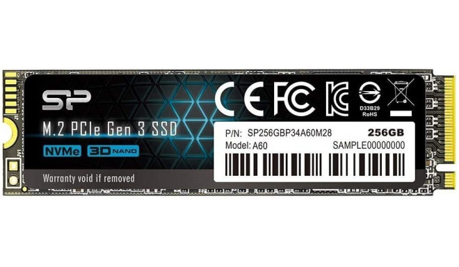 Silicon Power SSD 256GB A60 M.2 PCIe 2100/1200MB/s NVMe