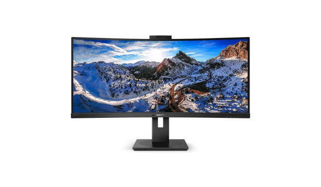 Monitor 346P1CRH 34 inch VA Curved HDMI DP USB-C Camera