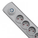 Surge protector 5 sockets 3m gray