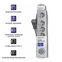 Surge protector 5 sockets 3m gray Surge protector 5 sockets 3m gray