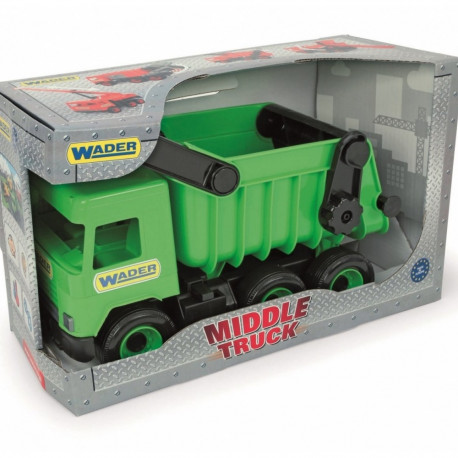 Middle Truck Tip-lorry green 38 cm