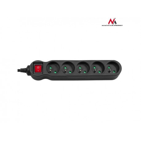 Power strip 5m MCE185 2300W black