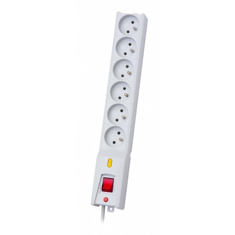 Surge protector LX 610 1L, 5.0m, gray