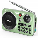 Akai APR-500 USB, BT, TF, aku, salvestusfunktsiooniga raadio