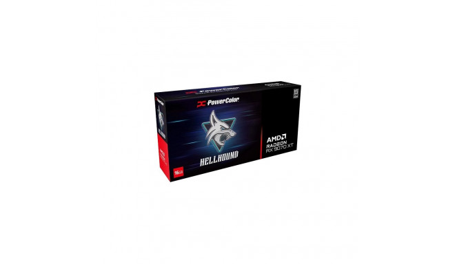 RX 9070 XT 16GB PowerColor Hellhound GDDR6 3-ventilaatoriline