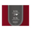Bosch DesignLine TWK4P434 elektriline veekeetja 2400 W 1.7 L roostevaba teras 360° pöörlev alus puna