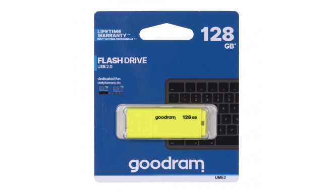 Goodram 128GB USB 2.0 USB mälupulk USB Type-A kollane