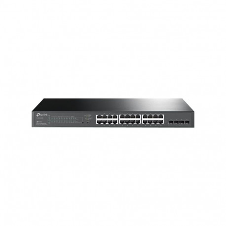 TP-LINK JetStream 28-portine gigabitine nutikas lüliti TL-SG2428P veebihallatav riiulipaigaldatav SF