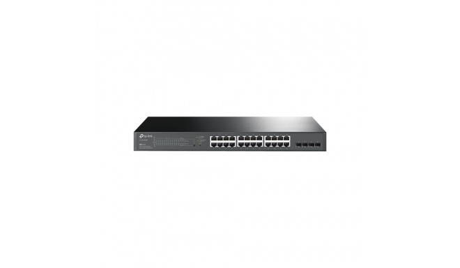 TP-LINK | JetStream 28-Port Gigabit Smart Switch | TL-SG2428P | Web Managed | Rackmountable | SFP po