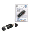 Logilink USB 2.0 välise kaardilugeja MMC, RS-MMC, SD ja SD HC jaoks