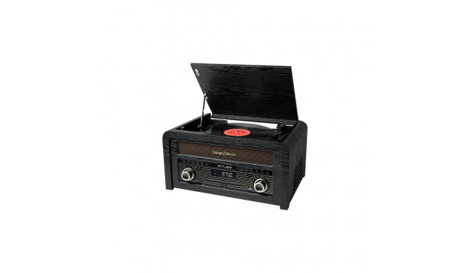 Muse MT-115W vinüülimängija mikrosüsteem USB-port AUX-sisend CD-mängija FM-raadio juhtmevaba ühendus