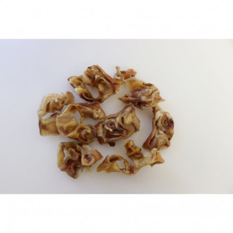 Tessa dried pork inner ears for dogs 100g