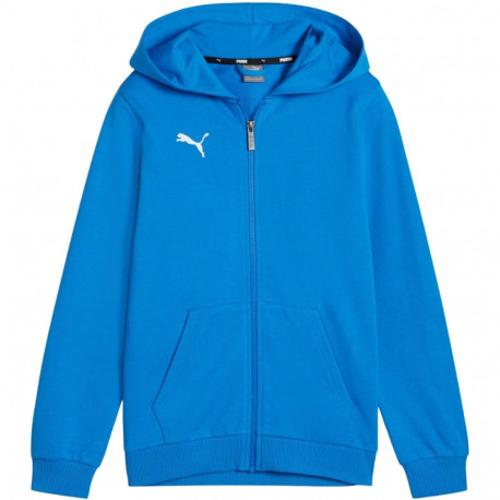 Bluza dla dzieci Puma teamGoal Casuals Hooded niebieska 658596 02 152cm