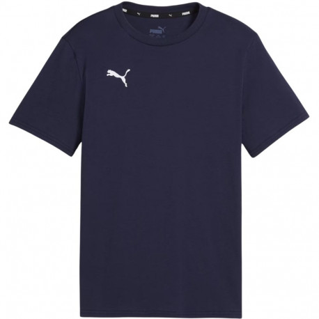 Koszulka dla dzieci Puma Team Goal Casuals Tee granatowa 658616 06 128cm