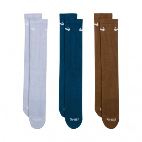 Nike sokid Everyday Plus Cushioned SX6888 970 3 paari 38-42, lilla, sinine, pruun