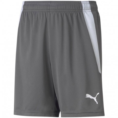 Spodenki dla dzieci Puma teamLIGA Shorts Jr Smoked szare 704931 13 164cm
