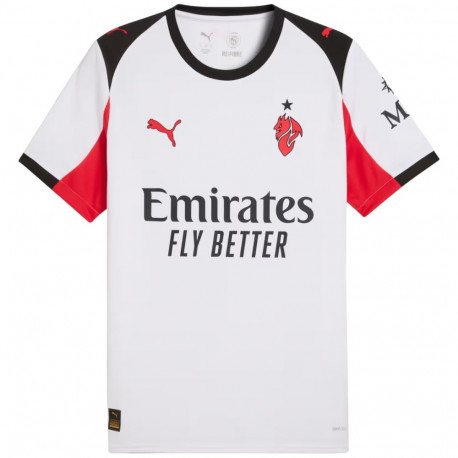 Puma meeste jalgpallisärk AC Milan Away Replica 779971 02 2XL, valge
