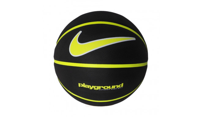 Piłka koszykowa Nike Everyday Playground 8p Deflated czarno-limonkowa N1004498044 7