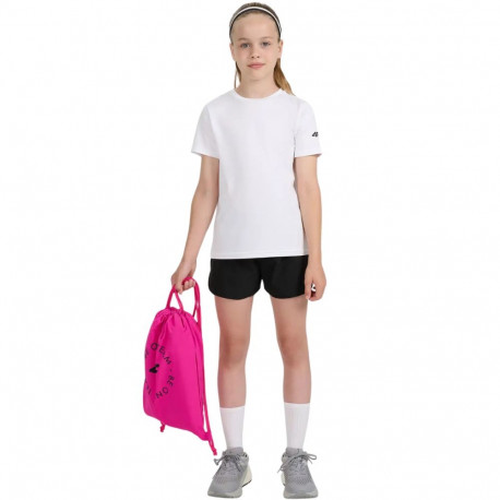 Komplet odzieżowy 4F koszulka, spodenki, worek F081 głęboka czerń 4FJWAW25TAPSF081 20S 146-152cm