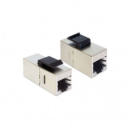 Delock Keystone Module RJ45 jack > RJ45 jack Cat6 compact