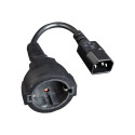 GEMBIRD PC-SFC14M-01 toiteadapteri juhe C14 isane -> schuko emane