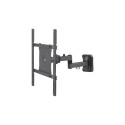 NEOMOUNTS FPMA-W960 seinakinnitus 10-47-tolline kallutatav 25 kg 3 pöördega must