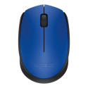 LOGITECH M171 Mouse right and left-handed wireless 2.4 GHz USB wireless receiver black blue