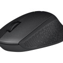 LOGITECH M330 SILENT PLUS Mouse 3 buttons wireless 2.4 GHz USB wireless receiver black