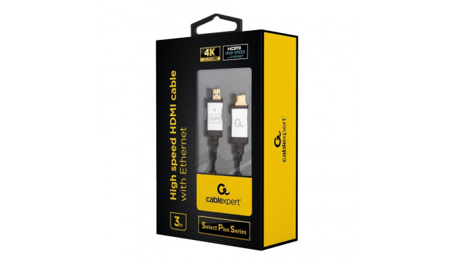 gembird CCB-HDMIL-3M suure kiirusega HDMI-kaabel Ethernetiga Select Plus Series 3m