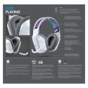 LOGITECH G G733 LIGHTSPEED Wireless RGB Gaming Headset Headset full size 2.4 GHz wireless white