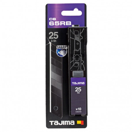 Tajima DORA Razar Black spare blades 25mm, 10pcs