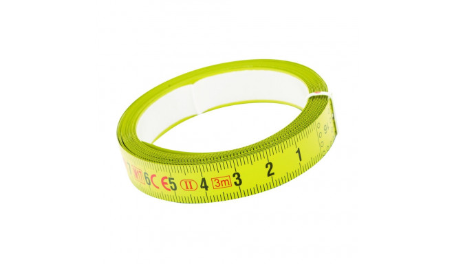 Kleebitav mõõdulint 6M x 13mm, skaala vasakult paremale
