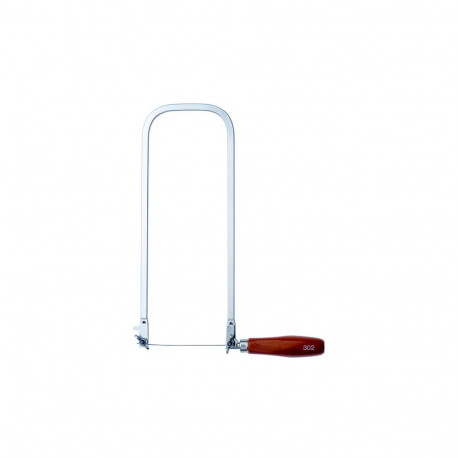 Bahco Vineerisaag hand saw – 130 mm blade, 300 mm cutting depth, steel frame, beech wood handle with