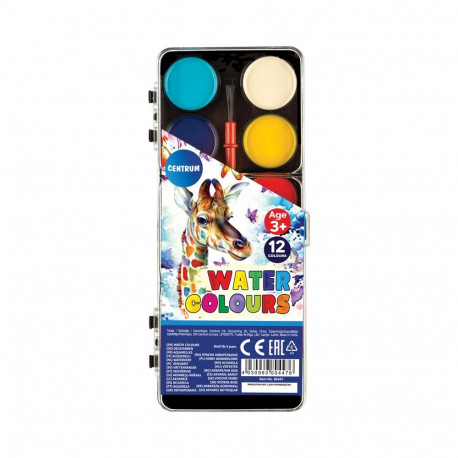 Water colors 12col.x20mm "Art" semi moisture